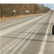 Anti-Ice Salt Lines on Roadway